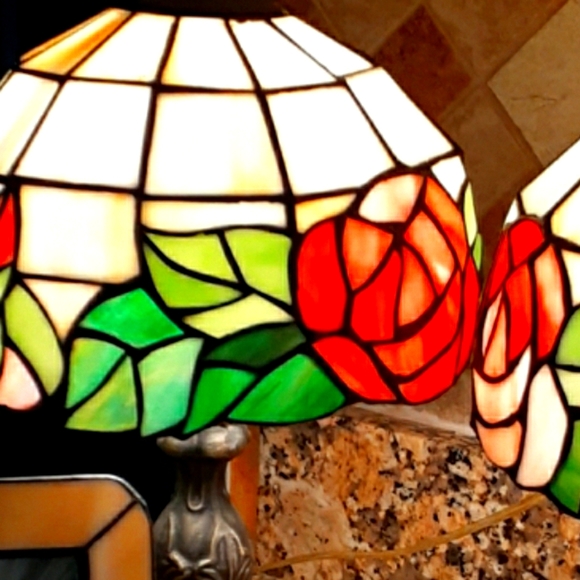 00 Other - FREE SHIPPING. Tiffany style} stain glass set🎁